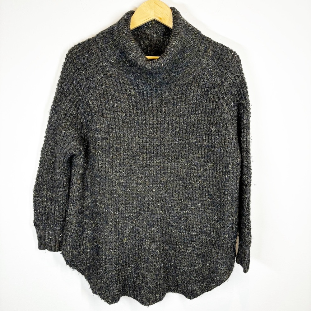 Free People Gray Turtleneck Sweater